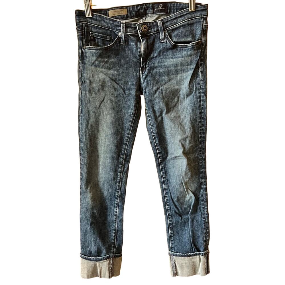 AG Adriano Goldschmied Stevie Slim Straight Jeans Sz 26 Excellent Condition